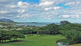 Bay View Golf Course Teeing off on 16th hole 