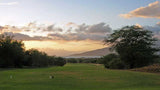 Maui Nui Ocean 18th hole at sunset