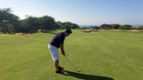 Approach shot to the 9th green with Hawaii Tee Times