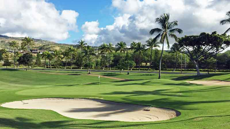 Koolina 17th green Hawaii Tee Times