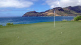 the 14th green at Kauai Lagoons
