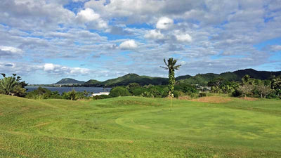 Bay View 14th green with amazing views of the bay 
