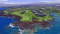 Waikoloa Beach aerial veiw from Ocean over hole 7