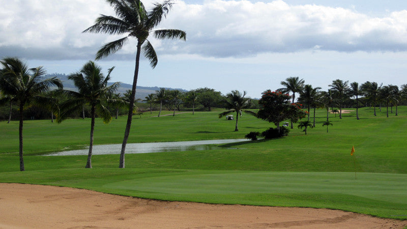 Maui Nui Golf Club 9th green