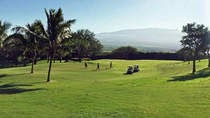 Kahili Golf Course finishing 18th green