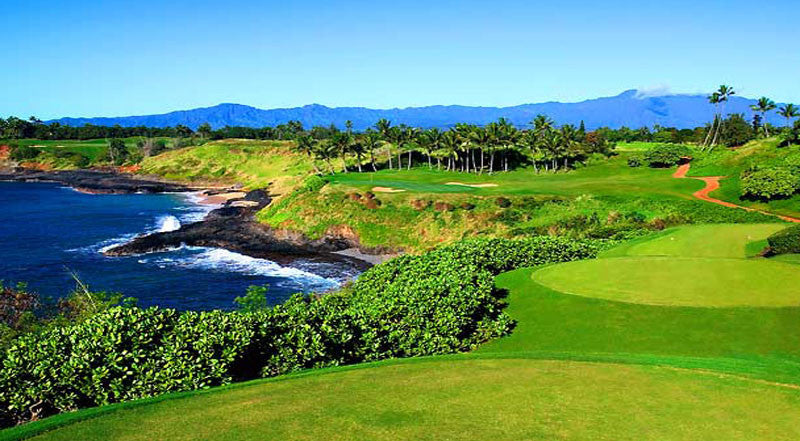 Kauai Lagoons Golf Club  signature 14th hole