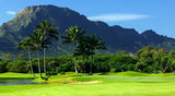 Kauai Lagoons Golf Club Course with amazing ocean and mountain views