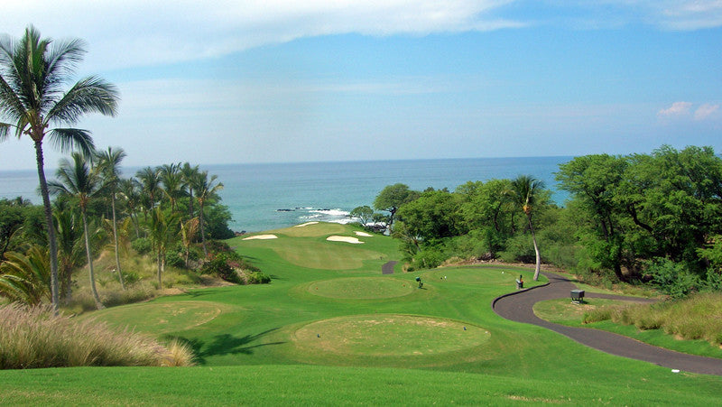 Mauna Kea beautiful 11th hole that plays to the ocean