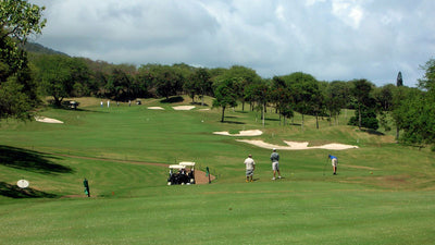 Kahili Golf Course teeing up on hole 1