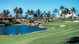 Ko Olina Golf Oahu beautiful finishing hole and clubhouse