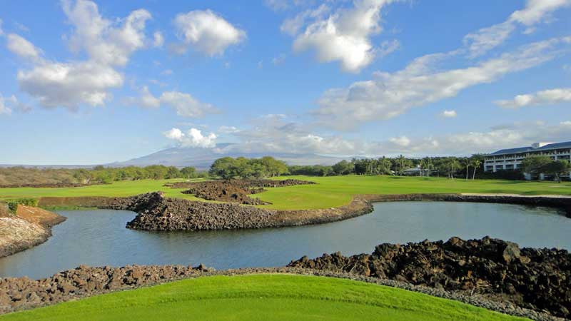 Tee View at Mauna Lani 10th hole in Beautiful Hawaii