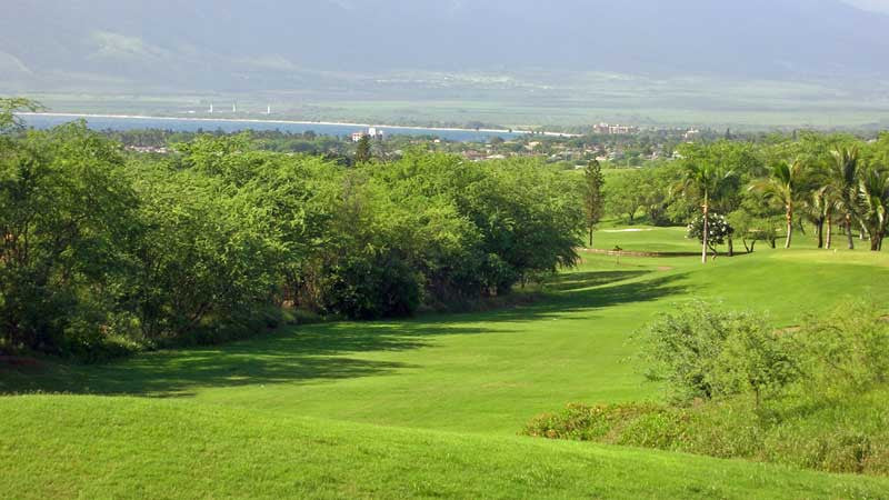 Pukalani Golf Course with amazing views to West Maui Mountains