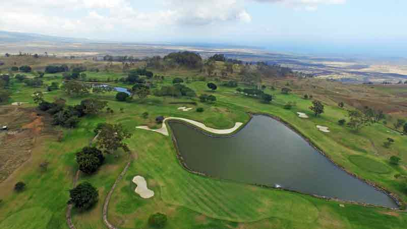 Big Island Country Club lake around 9th and 10th holes