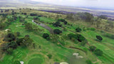 Big Island Country Club front nine aerial with drone